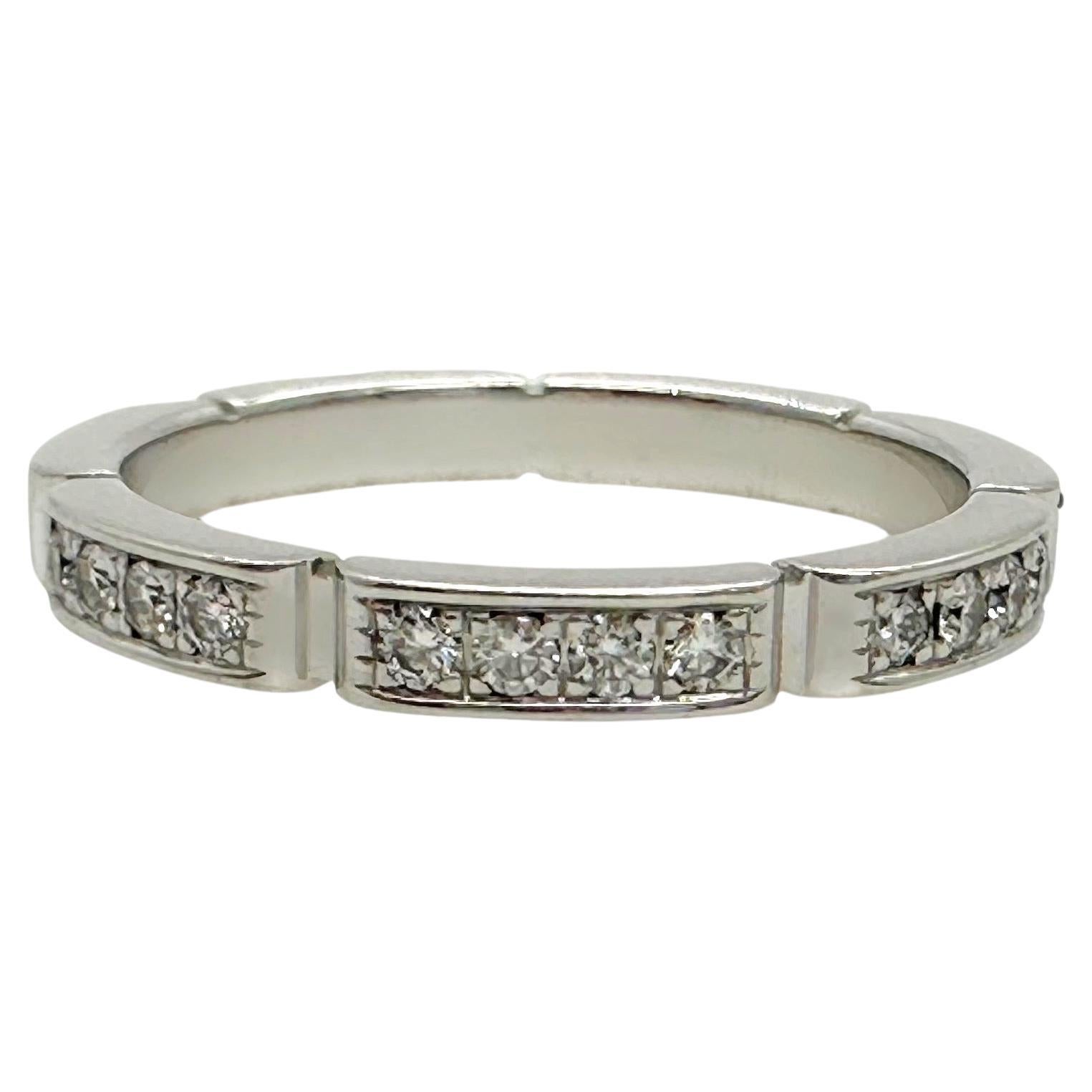 Cartier Maillon Panthere Diamond Wedding Band Ring