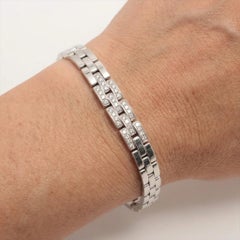 Cartier Maillon Panthère Diamond White Gold Necklace