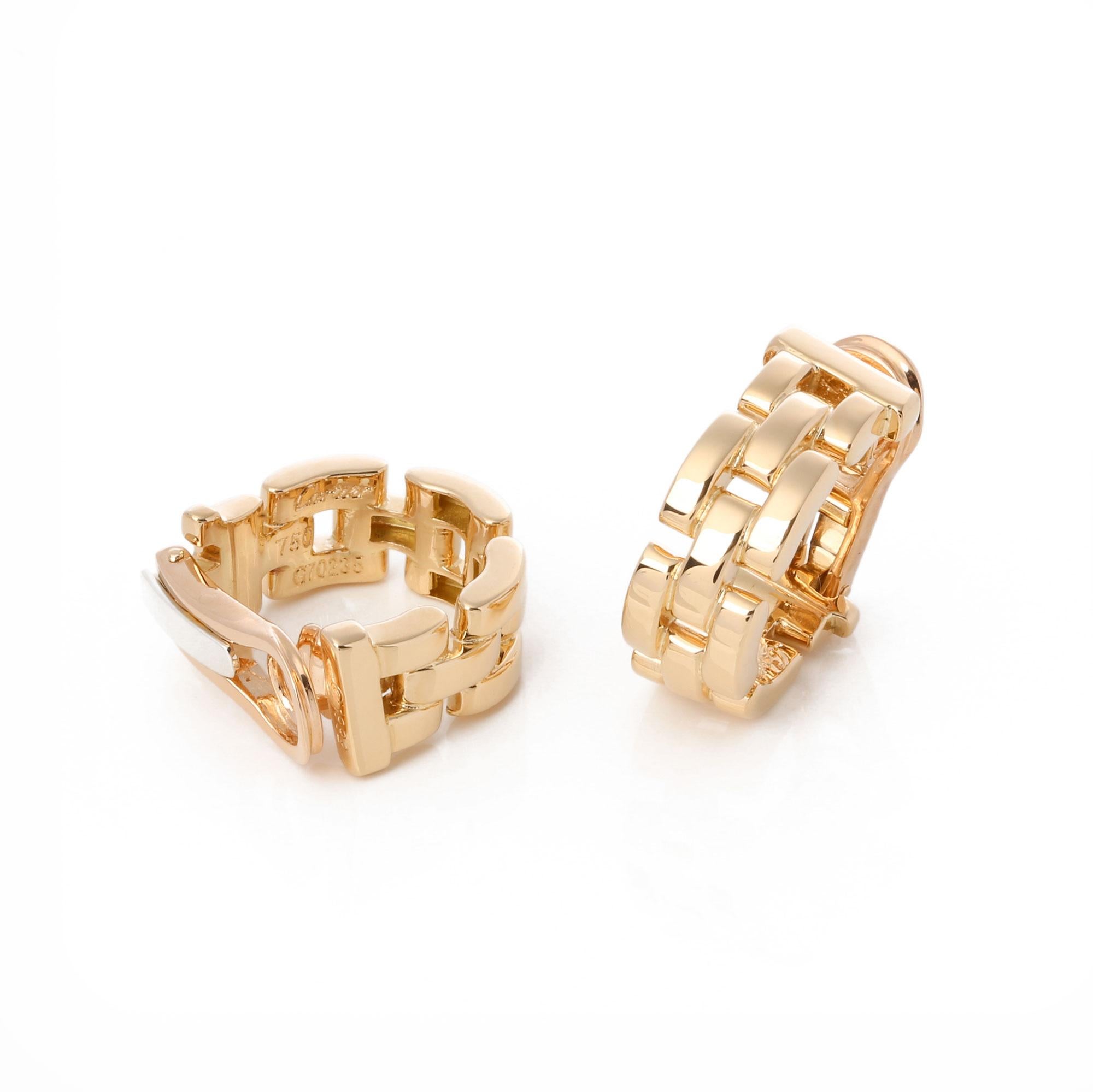 Cartier Maillon Panthere Earrings 6