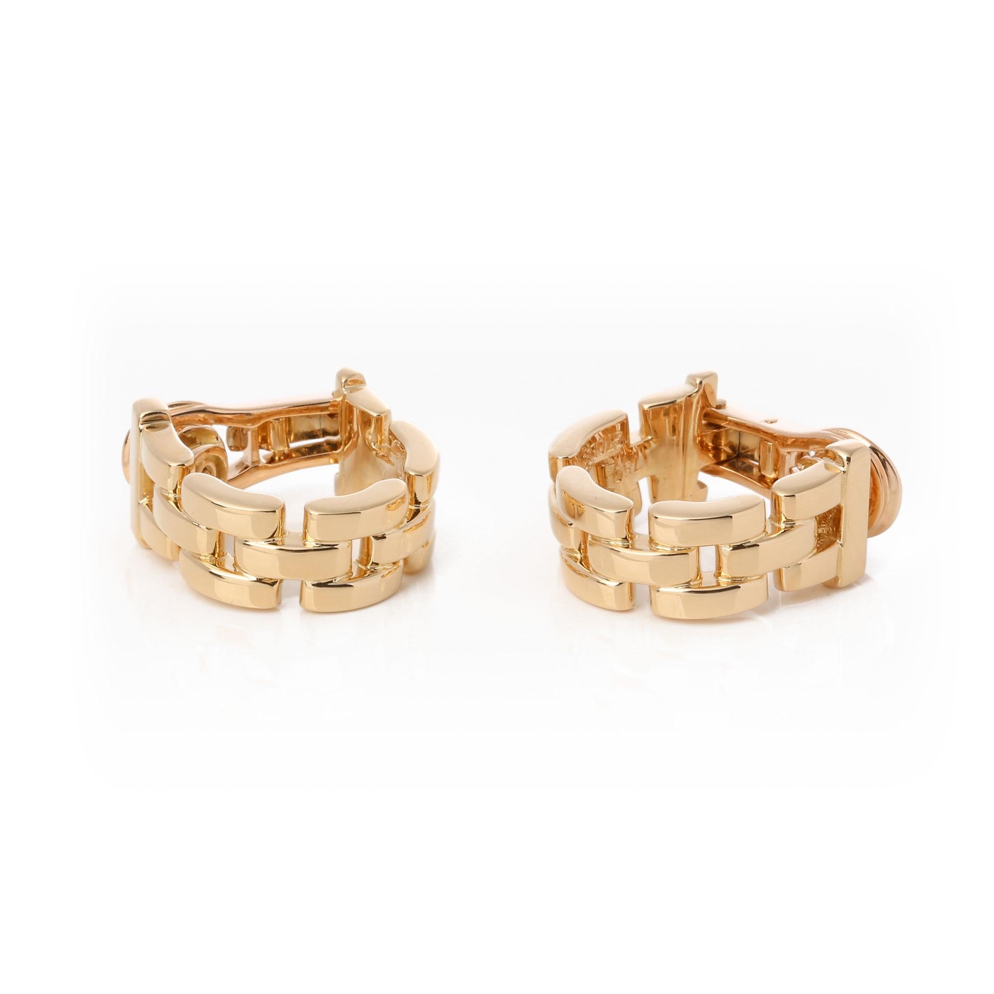 Contemporary Cartier Maillon Panthere Earrings