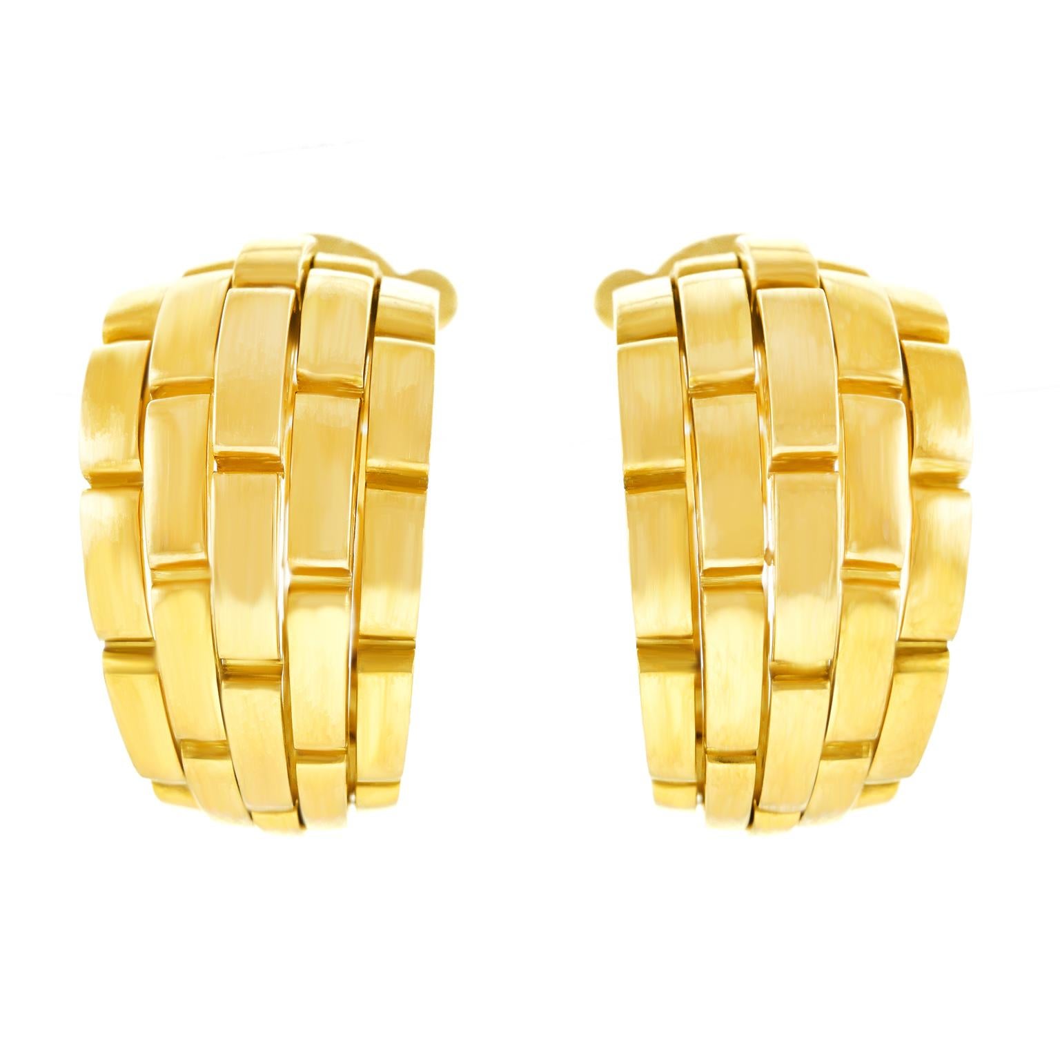 Cartier Maillon Panthere Earrings