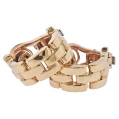 Cartier Maillon Panthere Gold Creolen