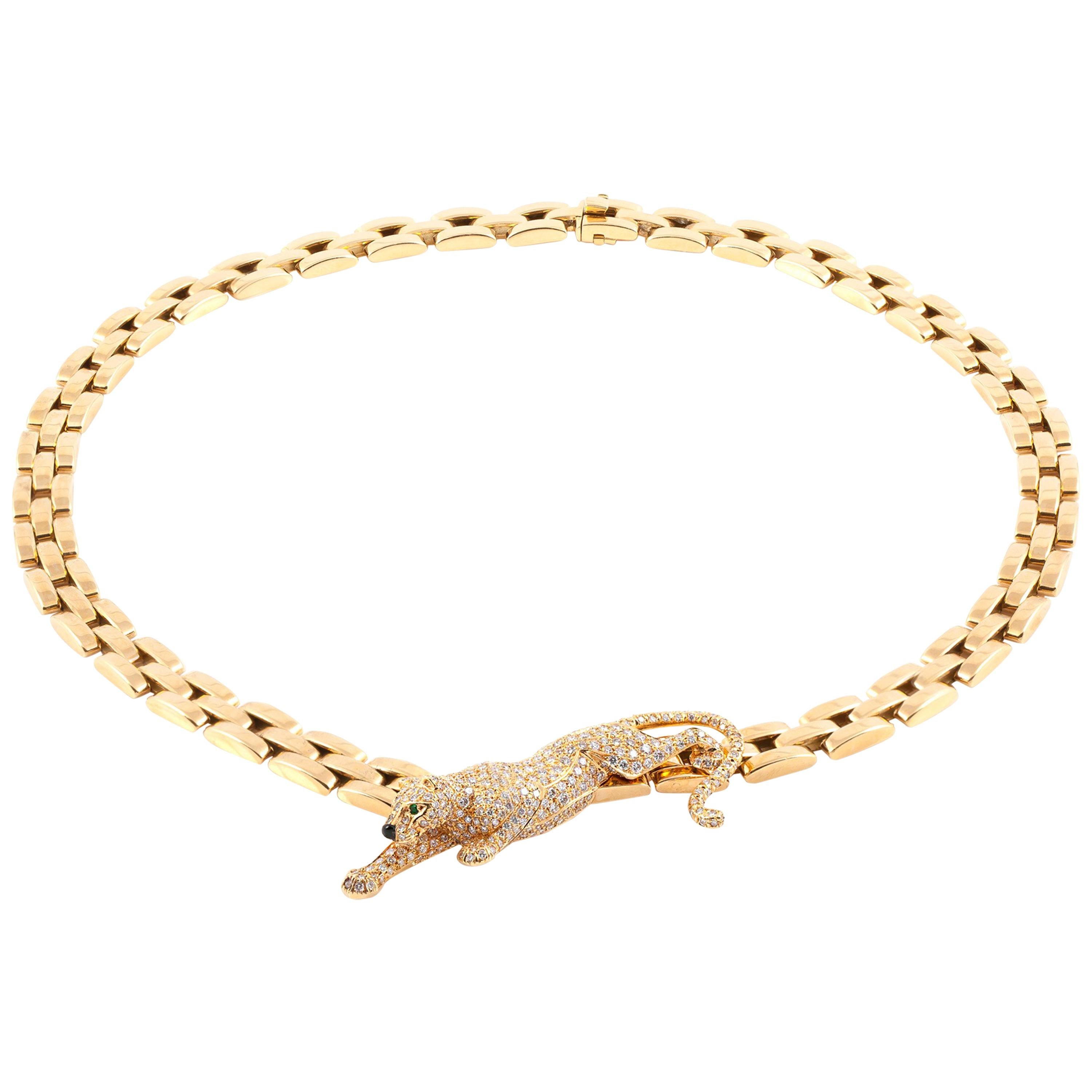 cartier jaguar necklace