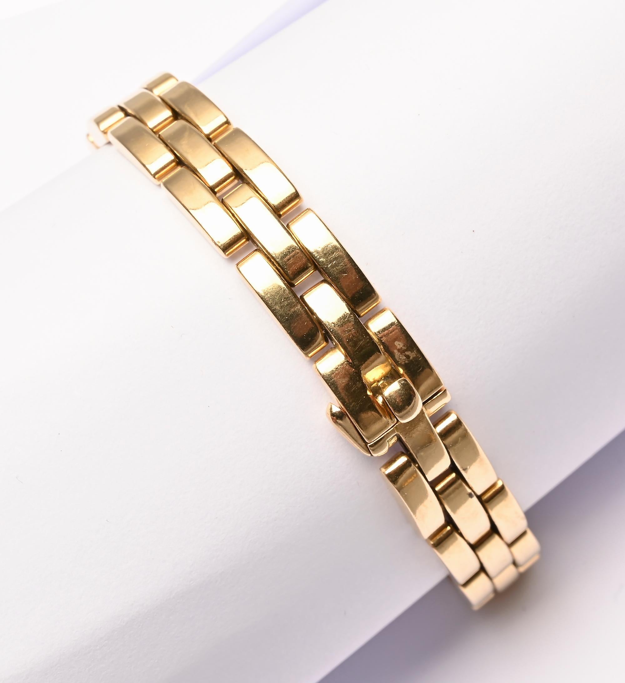 maillon panthère bracelet