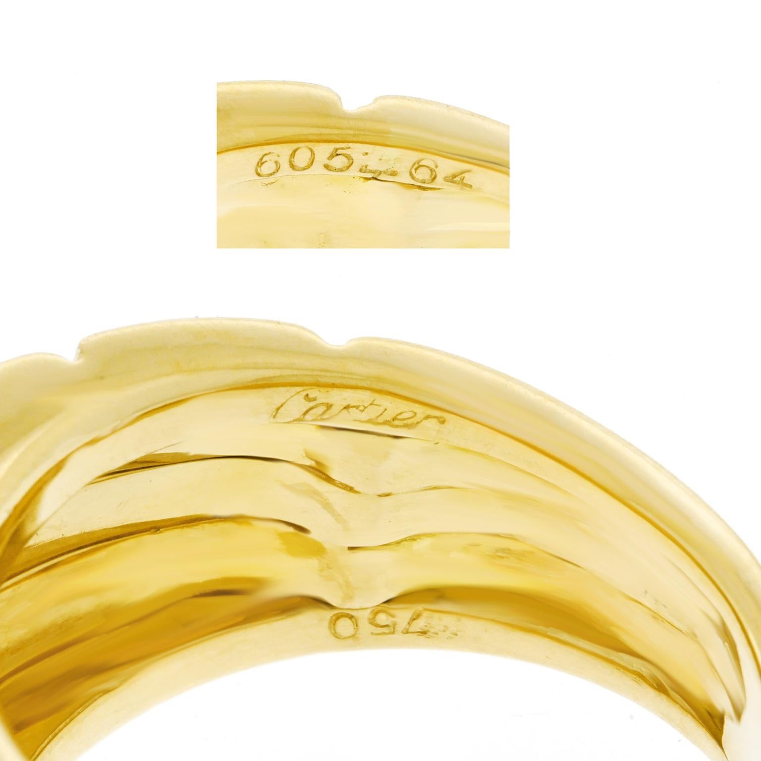 Women's or Men's Cartier Maillon Panthere Gold Ring