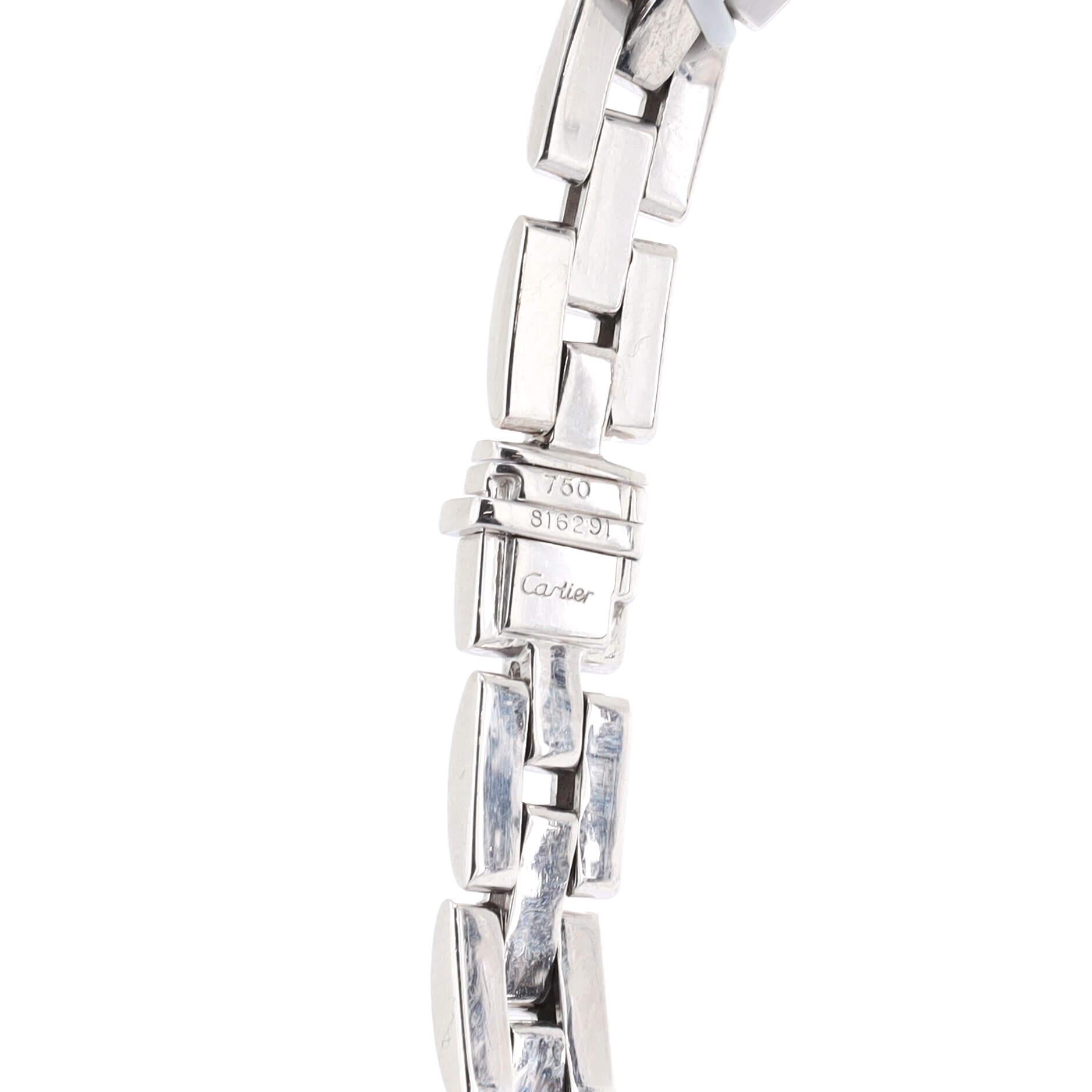 Women's Cartier Maillon Panthere Necklace 18k White Gold with Diamonds