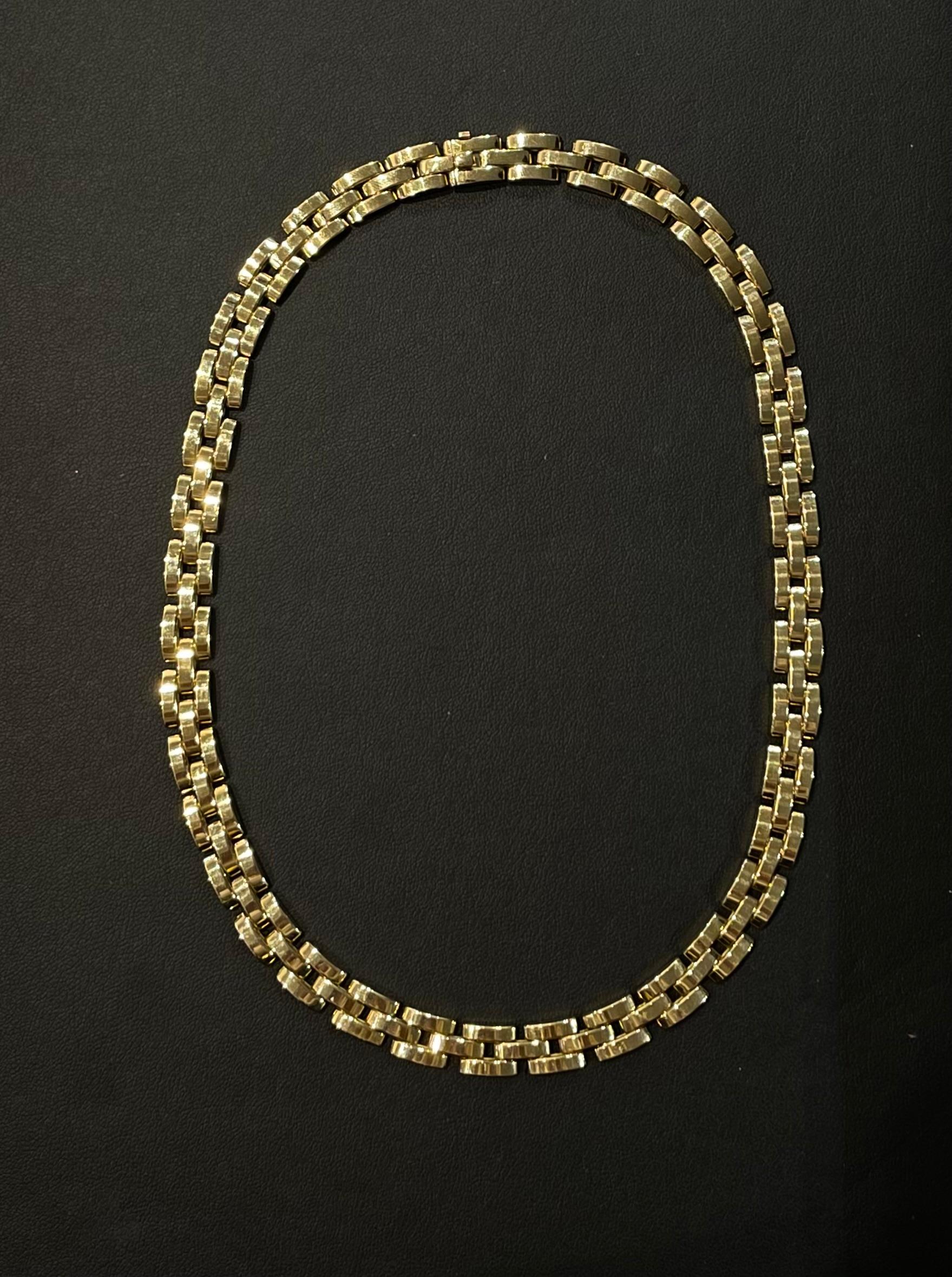 Cartier Maillon Panthere Halskette für Damen oder Herren