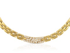 Cartier Maillon Panthere Necklace with Diamond Links