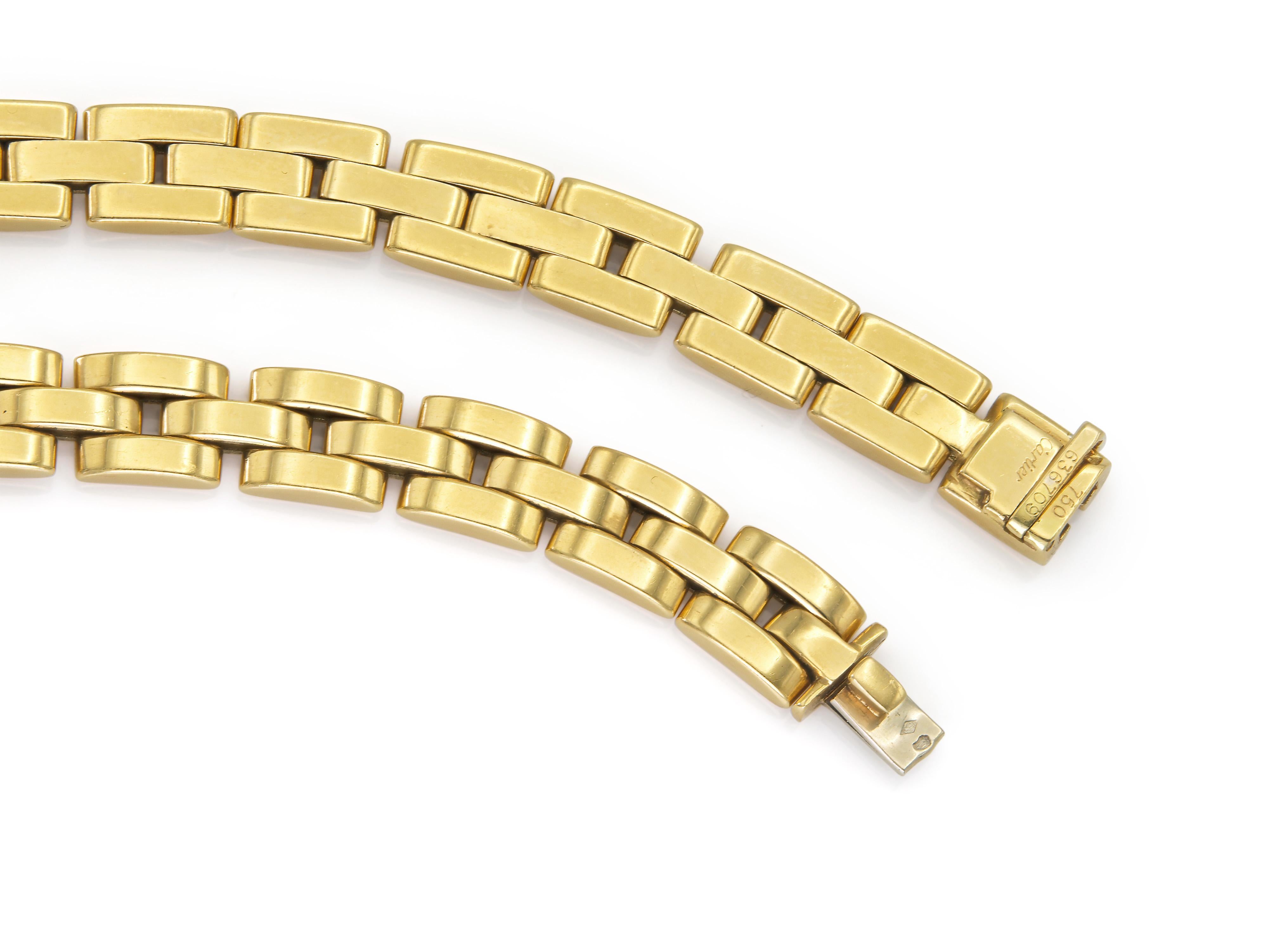 Cartier Maillon Panthere Necklace with Diamond Links Bon état - En vente à New York, NY