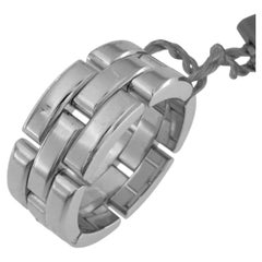 Cartier Maillon Panthere starrer Ring 18 Karat Weißgold