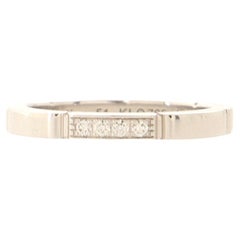 Cartier Bague Maillon Panthère en or blanc 18 carats avec 4 diamants