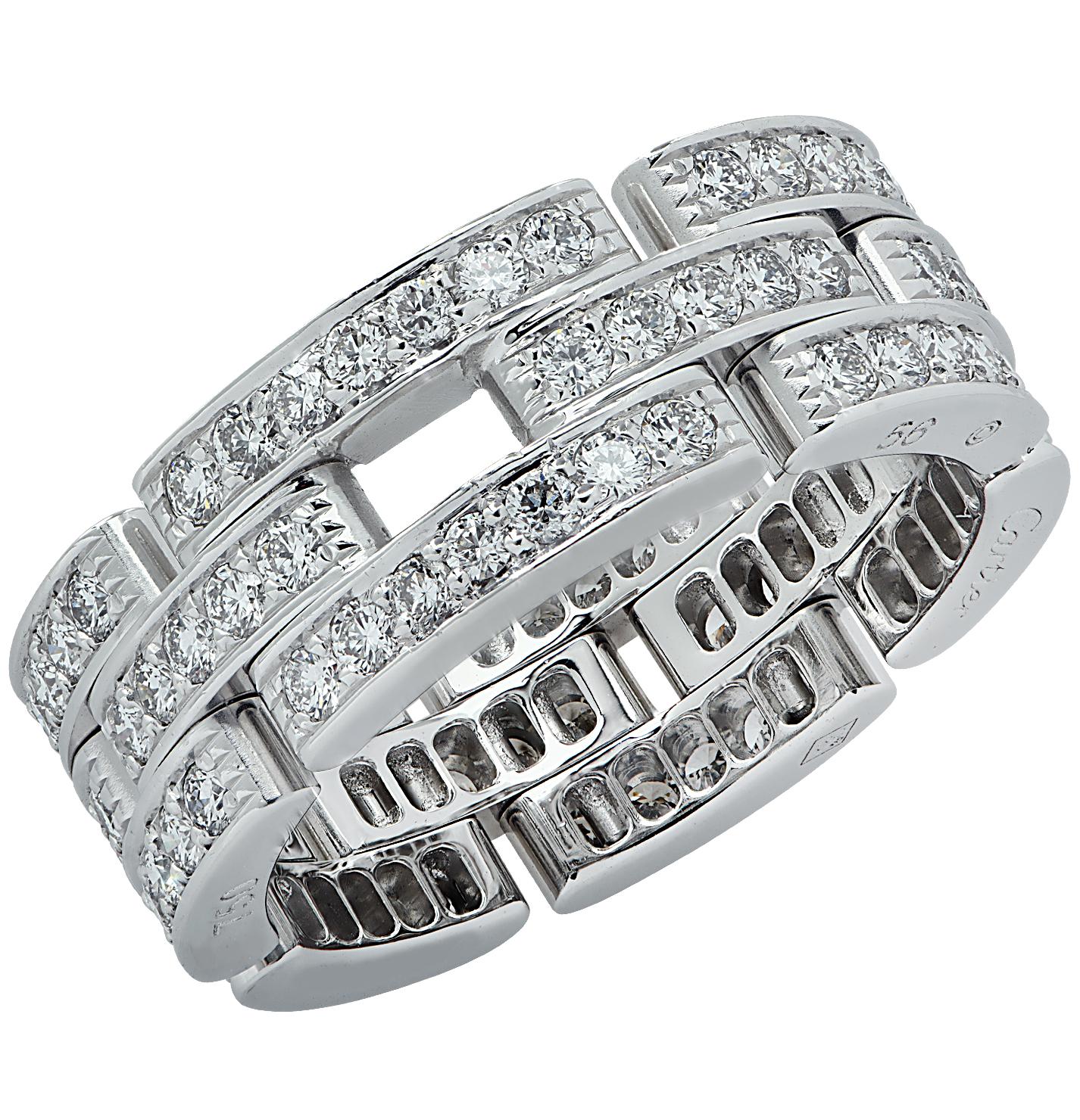 maillon panthère wedding band