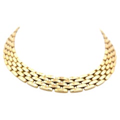 Cartier Maillon Panthere Vintage 127,50 Gramm 18 Karat Gelbgold Gliederhalskette