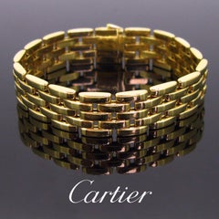 Cartier Maillon Panthere Yellow Gold 5-Row Link Bracelet
