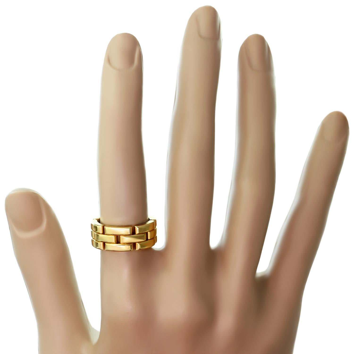 Cartier Maillon Panthere Gelbgold Ring Gr.6 - EU 52 Damen