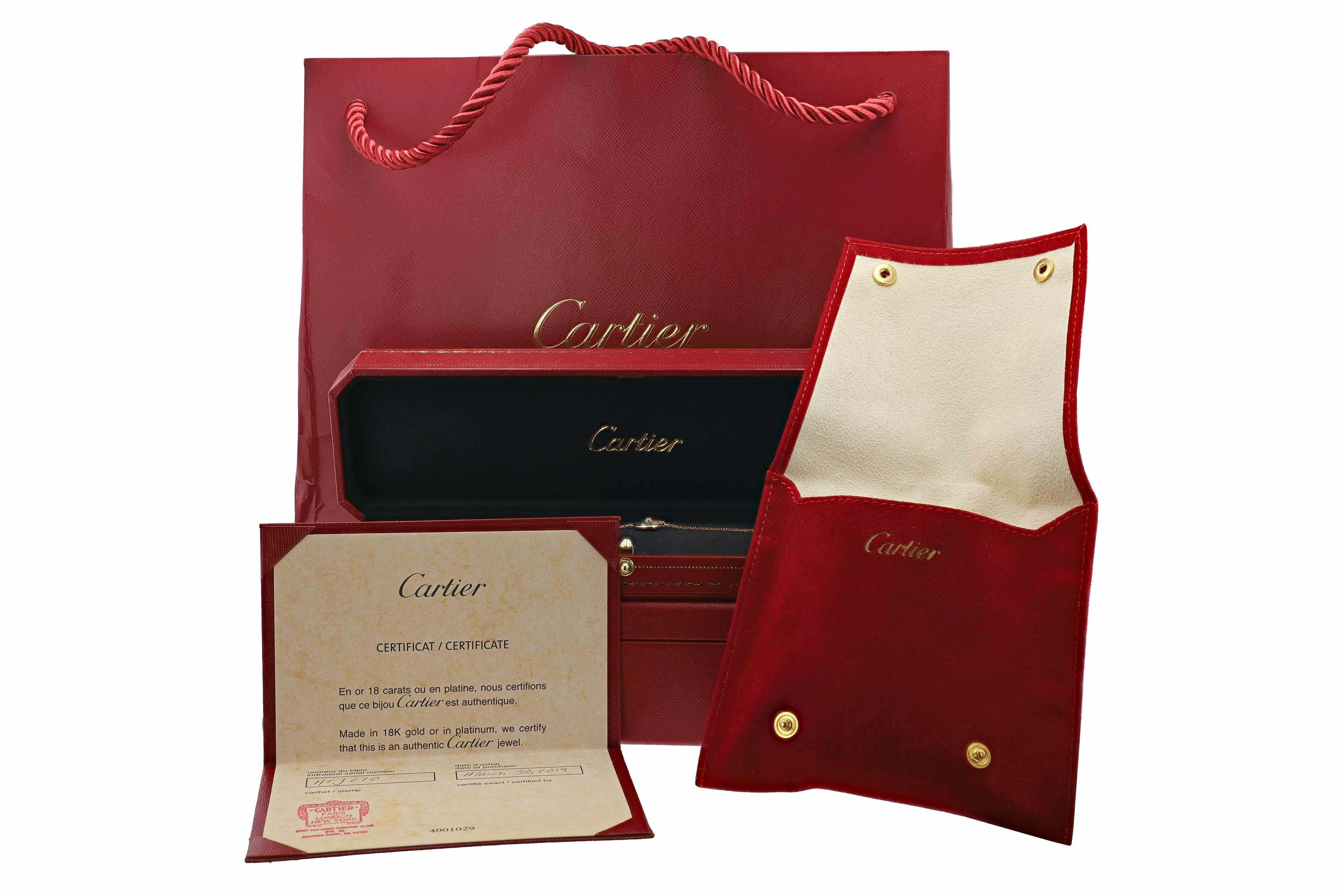 Round Cut Cartier Malachite 18K Rose Gold Diamond Bracelet
