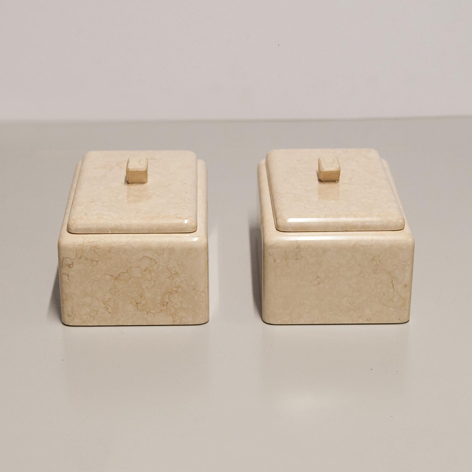 Late 20th Century Cartier Marble Boxes For Sale