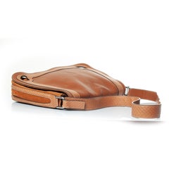 Cartier, Marcello leather crossbody bag with python leather