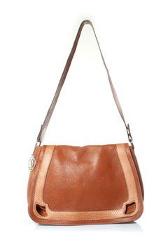 Cartier, Marcello leather crossbody bag with python leather