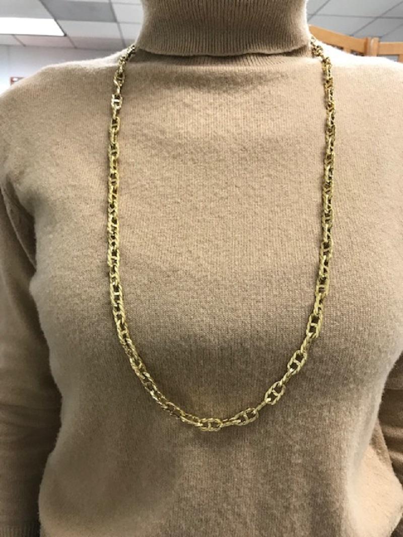 Cartier Mariner Link Gold Chain Necklace 1