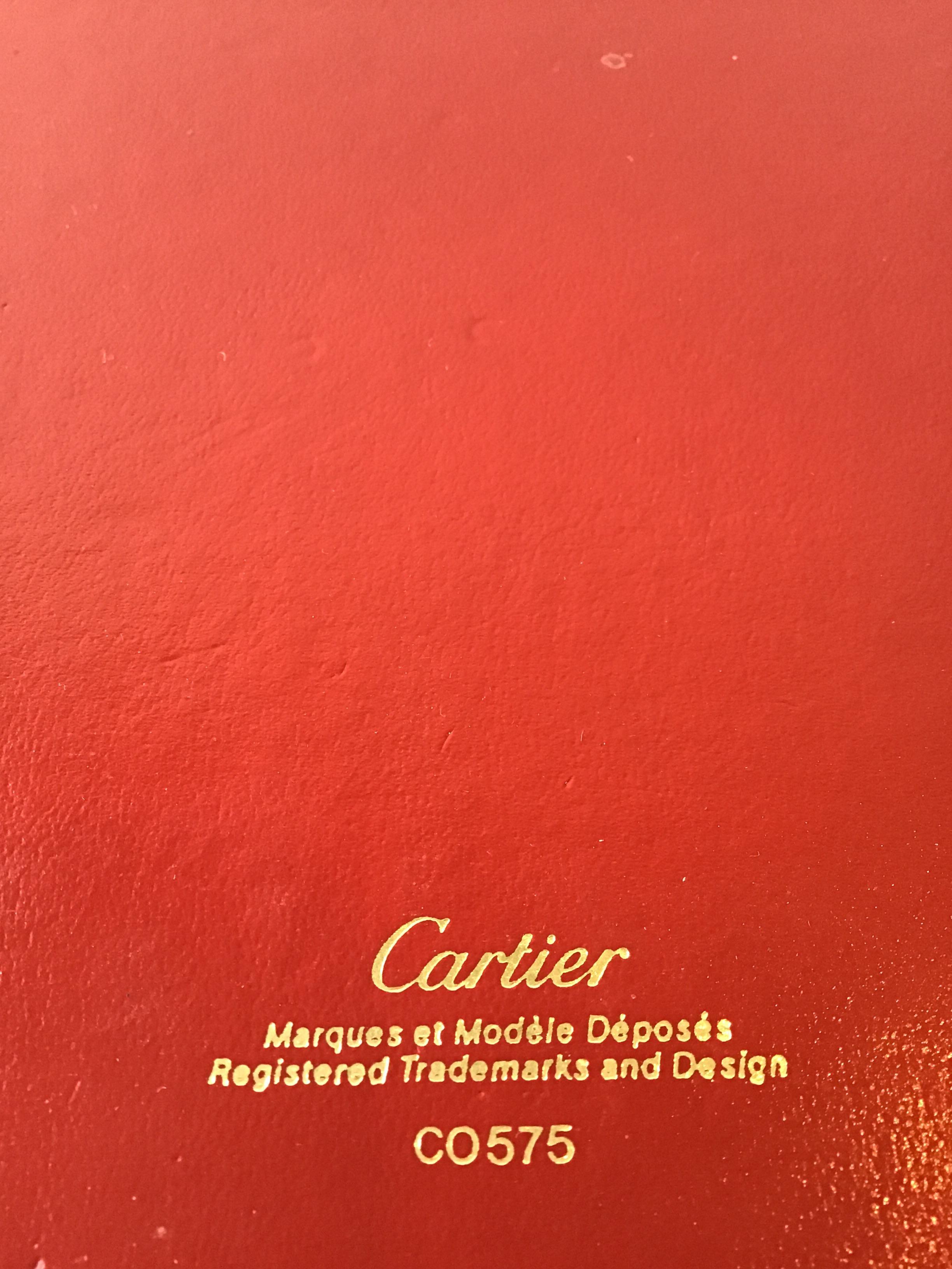 Cartier Marques et Modele Deposes Black Onyx Quartz Travel Clock 2