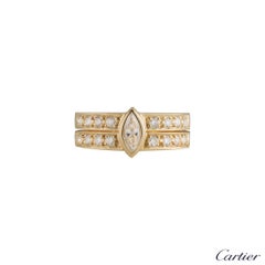 Cartier Marquise Cut Diamond Band Ring