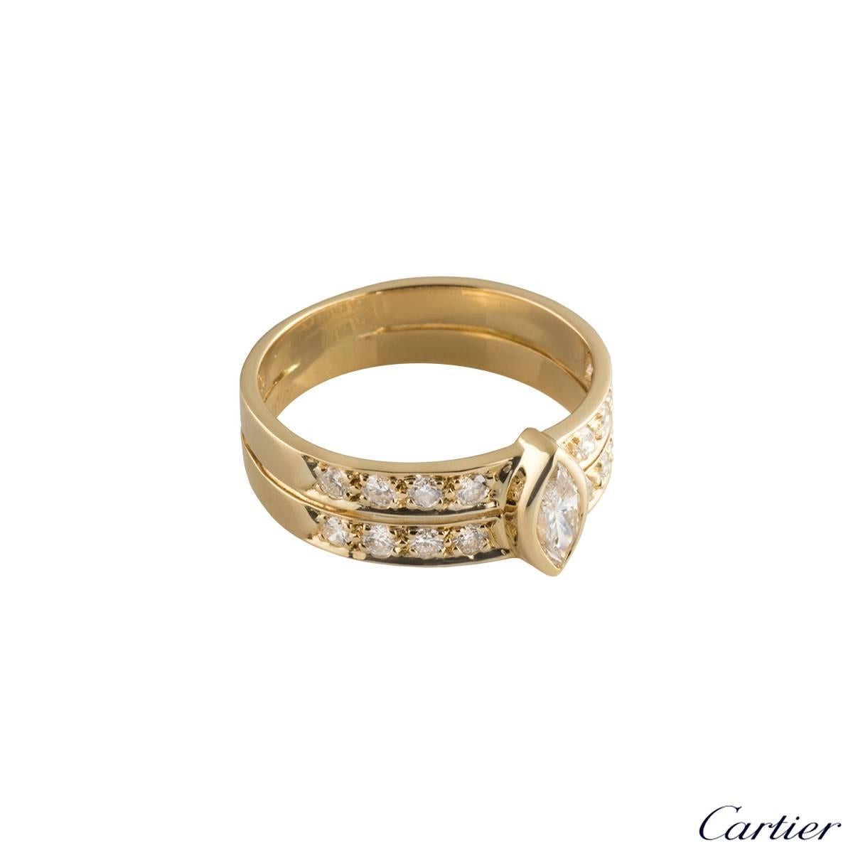 cartier marquise ring