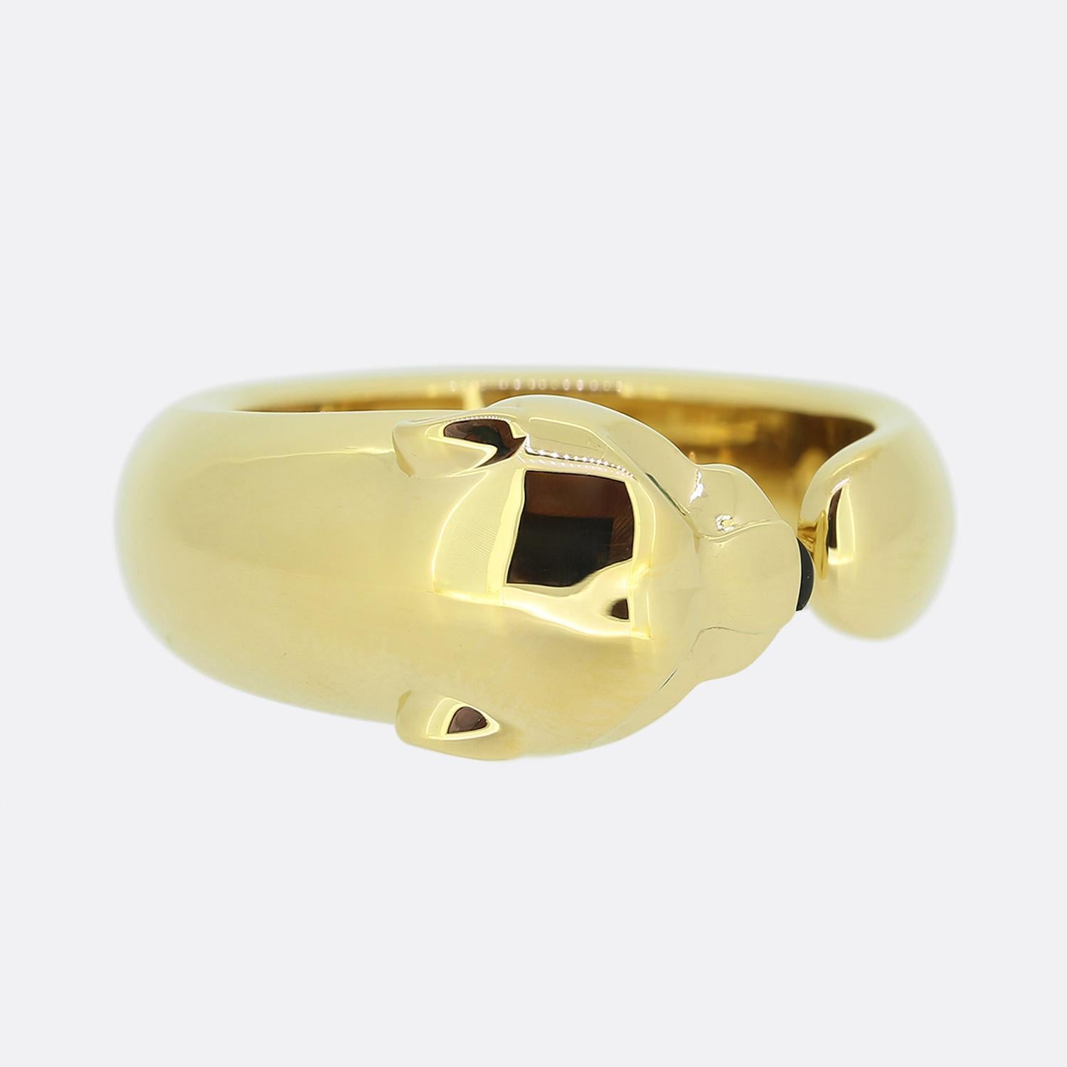 Cartier Massai Panthère Ring Größe V 1/2 (64) im Zustand „Hervorragend“ im Angebot in London, GB