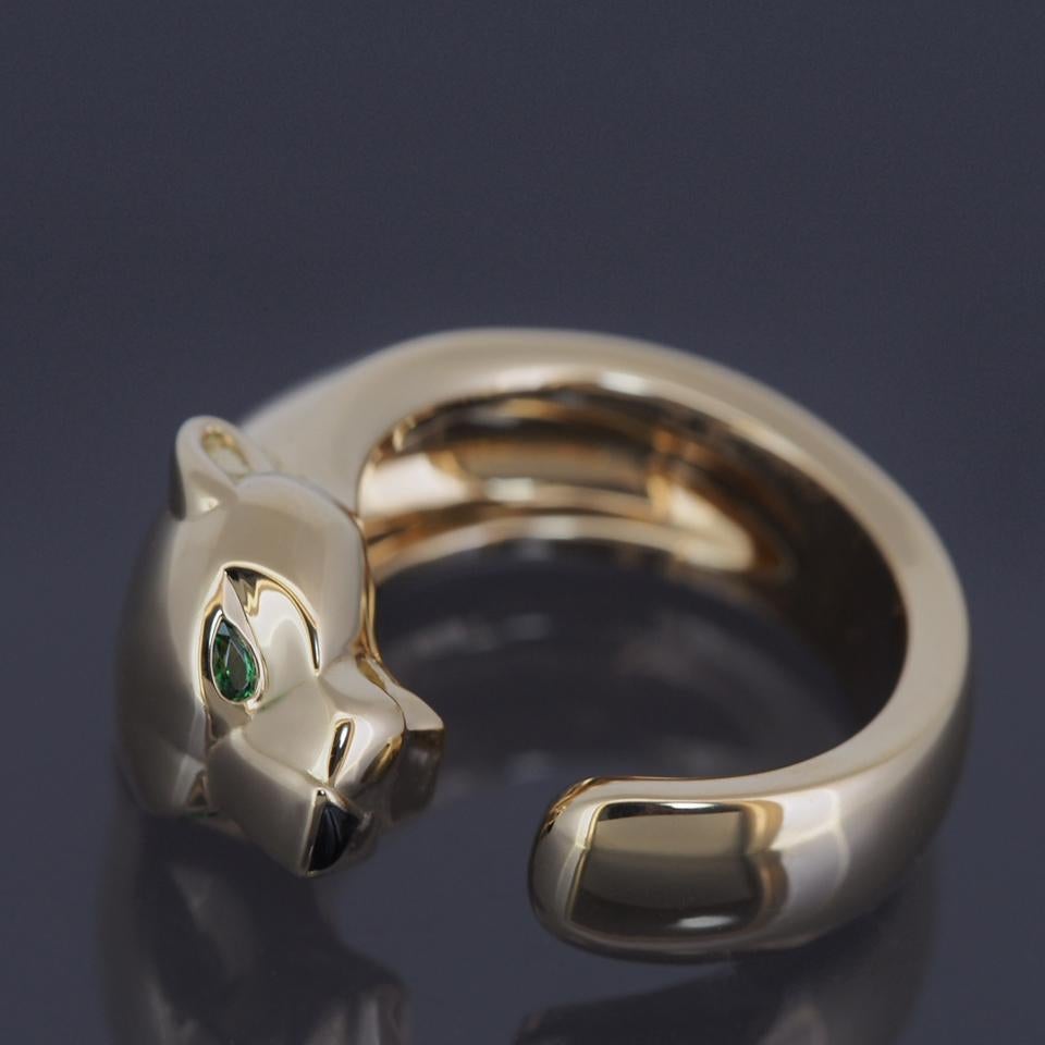 Cartier Massai Panther-Ring Gelbgold 50 im Zustand „Gut“ im Angebot in Kobe, Hyogo