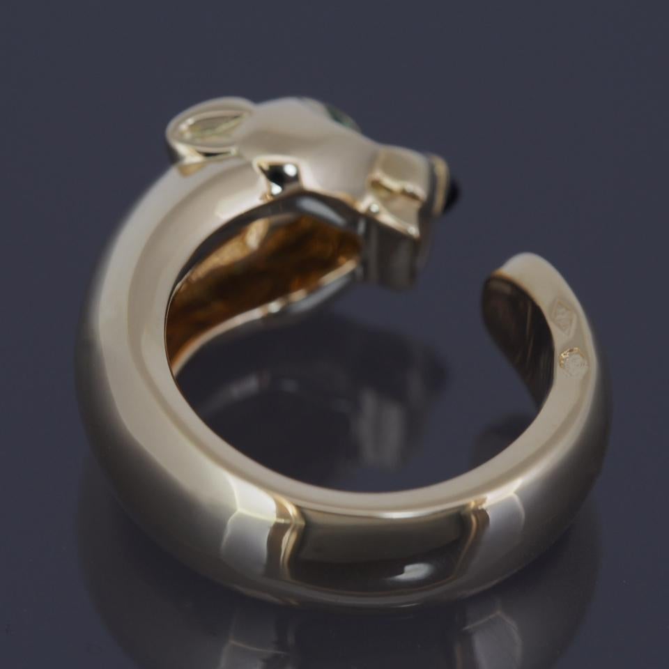 Cartier Massai Panther-Ring Gelbgold 50 Damen im Angebot