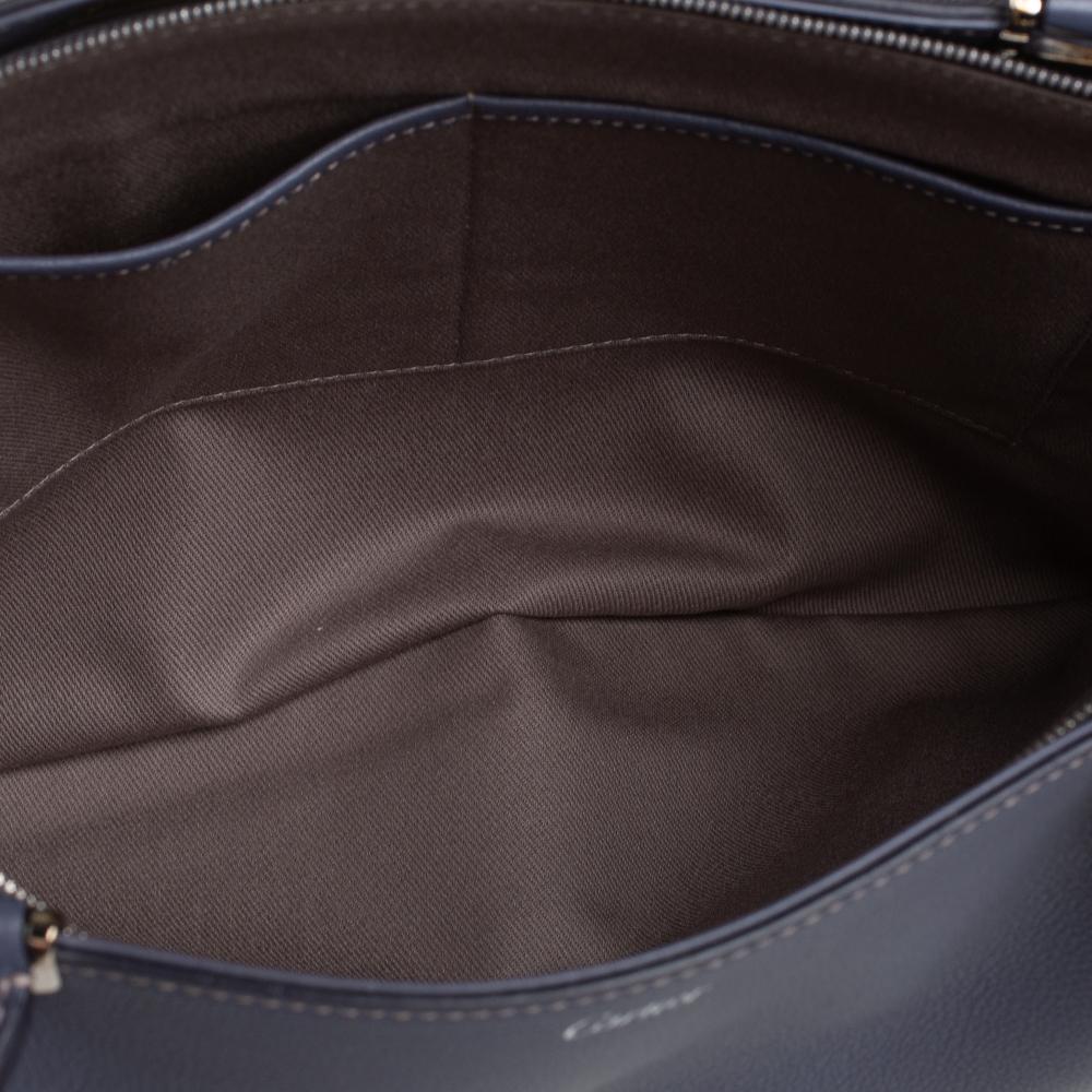 Cartier Mauve Taurillon Leather Medium C De Cartier Bag 6