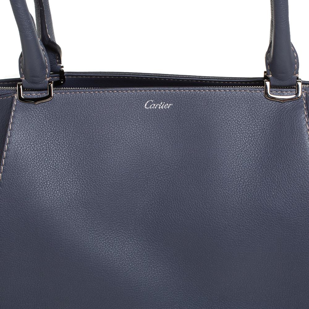 Cartier Mauve Taurillon Leather Medium C De Cartier Bag 1