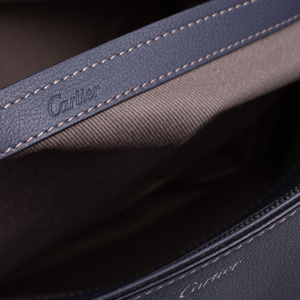 Cartier Mauve Taurillon Leather Medium C De Cartier Bag 3