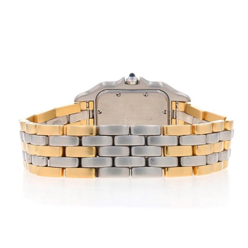 Cartier Medium Panthère Damenuhr 183949 Edelstahl Gold 18k Quarz 1 Yr Wnty 2