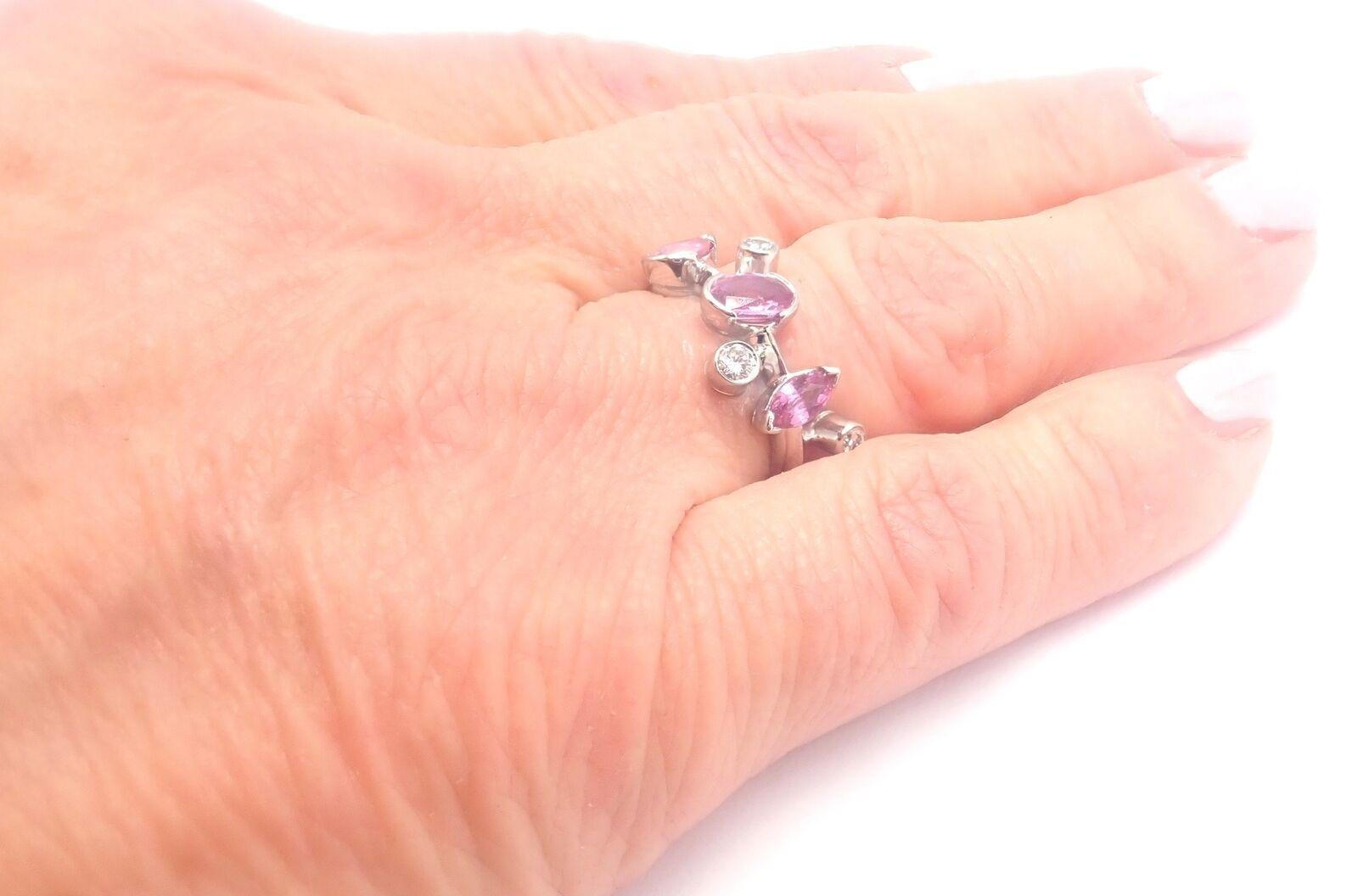 Cartier Meli Melo Chalcedony Tourmaline Garnet Diamond Platinum Ring For Sale 5