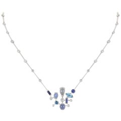 Cartier Meli Melo Diamond and Mulit-Gem Choker Necklace
