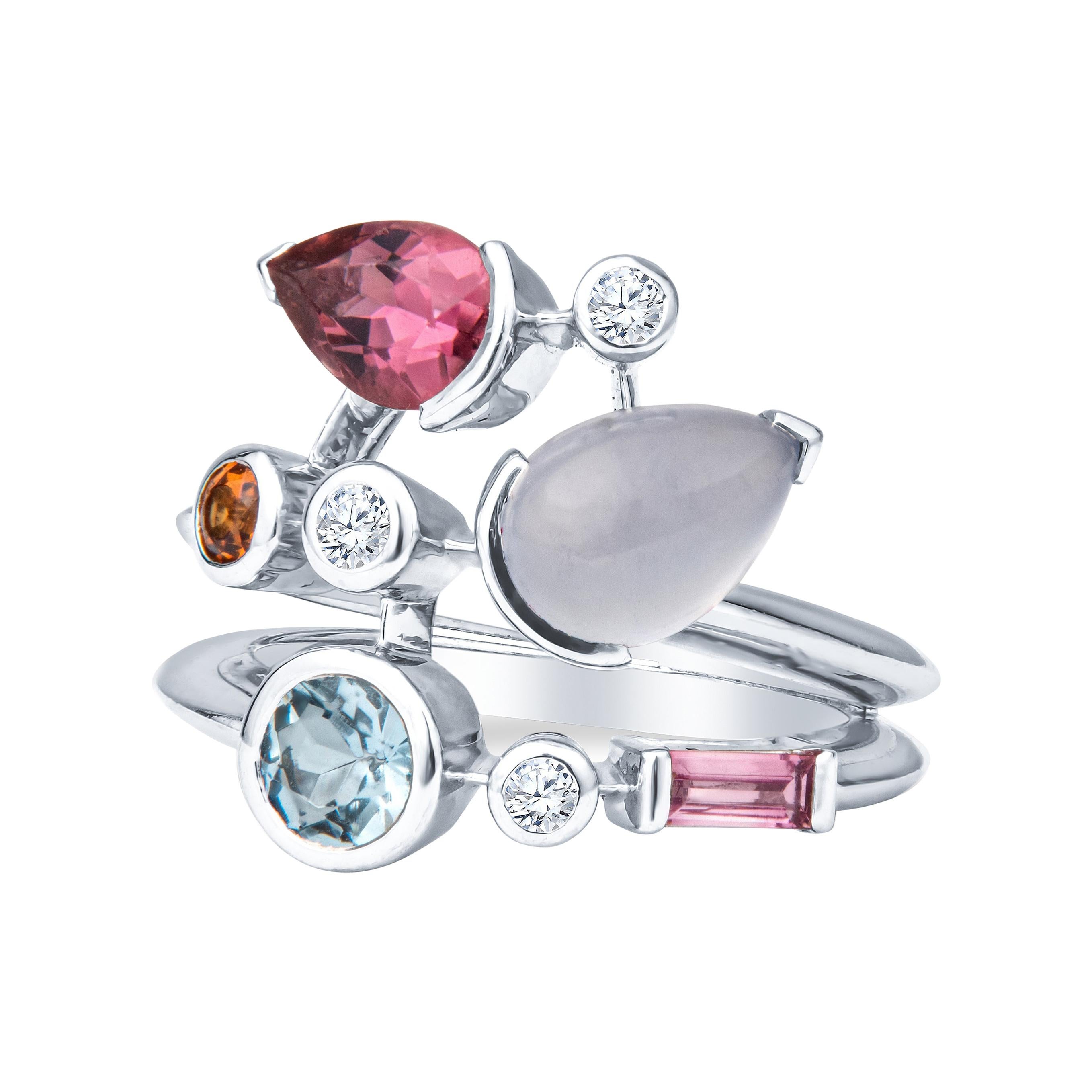 Cartier Meli Melo Multicolored Gemstone Ring