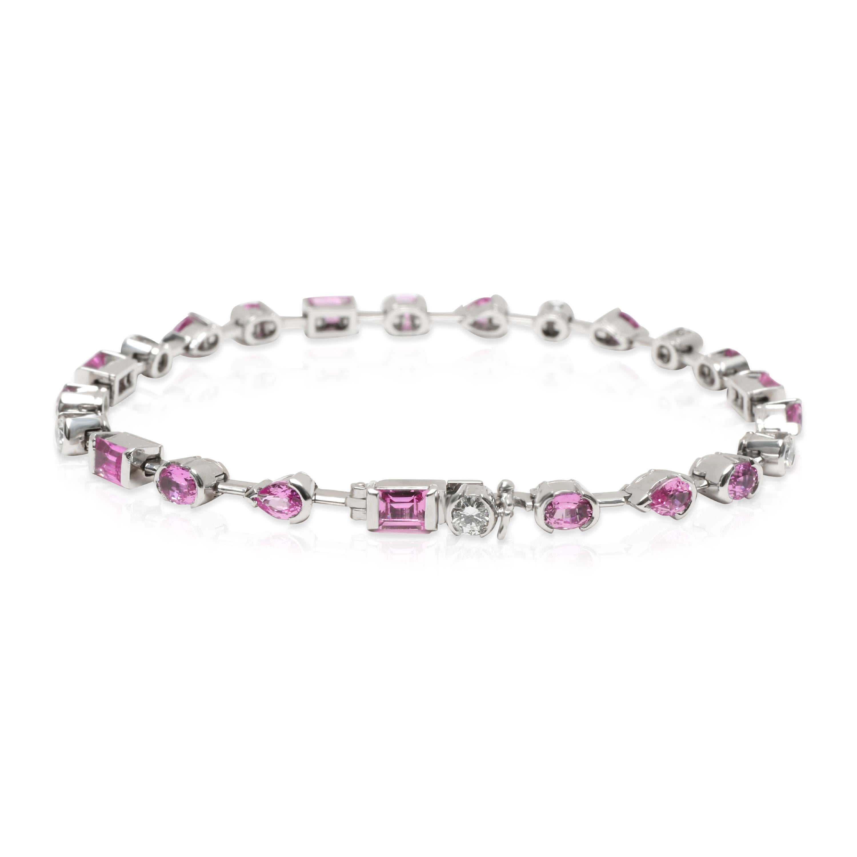 Cartier Meli Melo Pink Sapphire & Diamond Bracelet in 18K White Gold 0.6 CTW

PRIMARY DETAILS
SKU: 103346
Listing Title: Cartier Meli Melo Pink Sapphire & Diamond Bracelet in 18K White Gold 0.6 CTW
Condition Description: Retails for 10000 USD. In