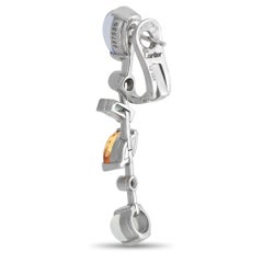 Cartier Meli Melo Platinum Multicolored Gemstone Earrings CA26-012424