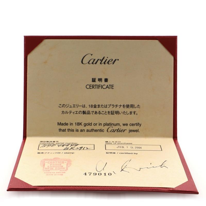Cartier Bague Menotte en or blanc 18 carats et onyx 2