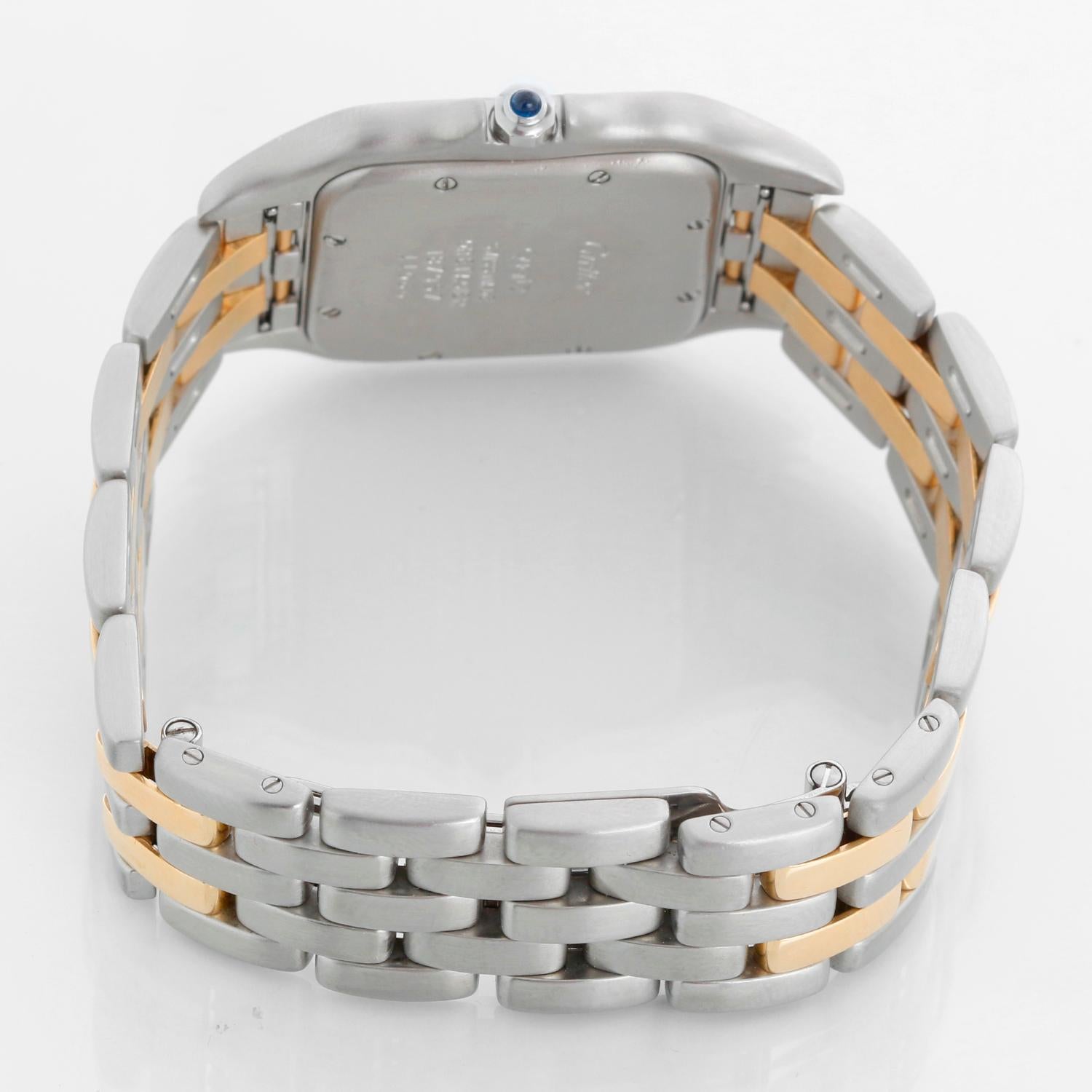 Femenino o masculino Reloj Cartier Pantera Jumbo Oro Acero 2 Tonos Hombre