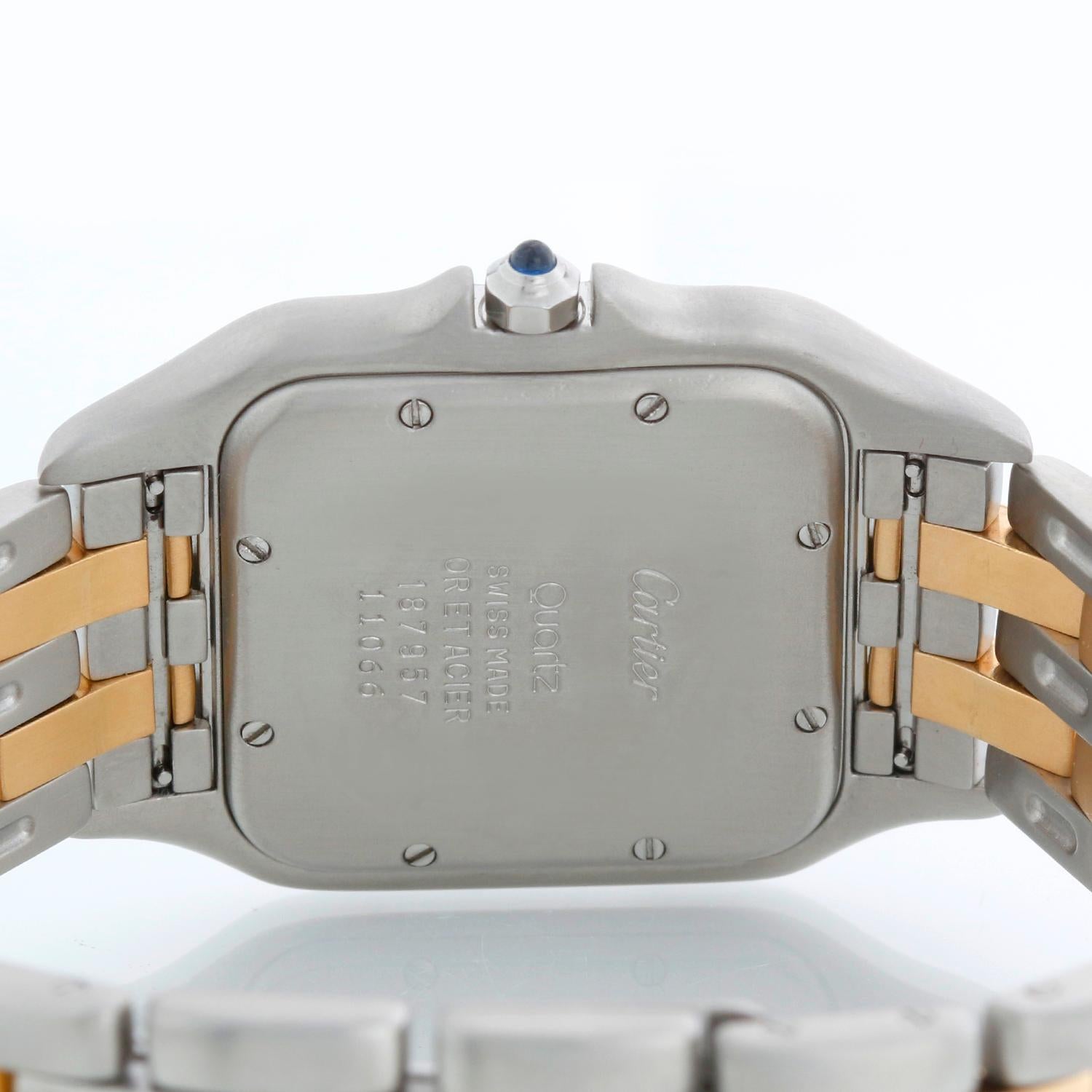 Reloj Cartier Pantera Jumbo Oro Acero 2 Tonos Hombre 1