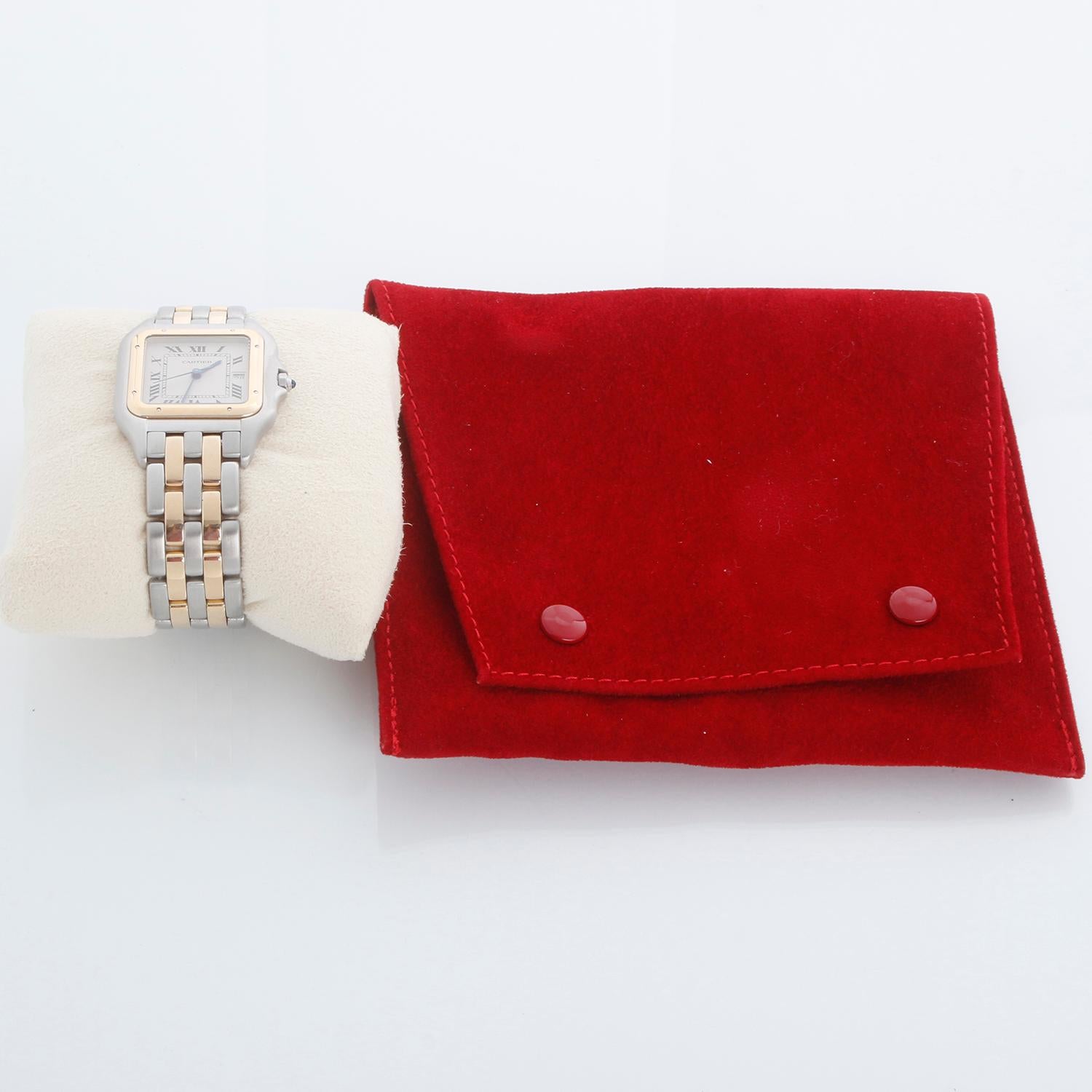 Reloj Cartier Pantera Jumbo Oro Acero 2 Tonos Hombre 2