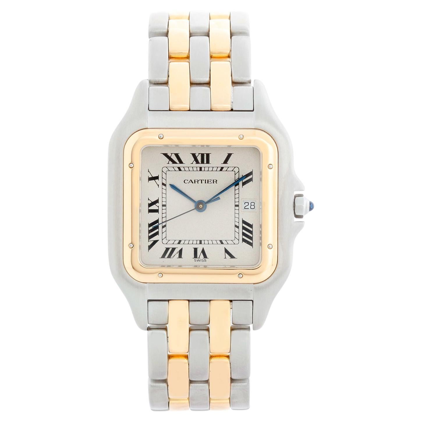 Cartier Men's 2-Tone Steel Gold Jumbo Panther Watch
