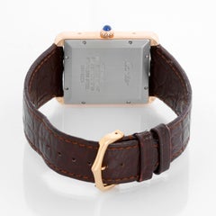 Cartier Men's Extra Large Tank Solo Stainless Steel & Rose Gold Watch W5200026 3