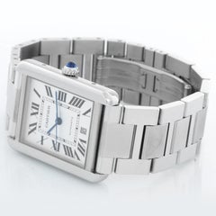 Cartier Men's Extra Large Tank Solo Stainless Steel Watch W5200028 3515