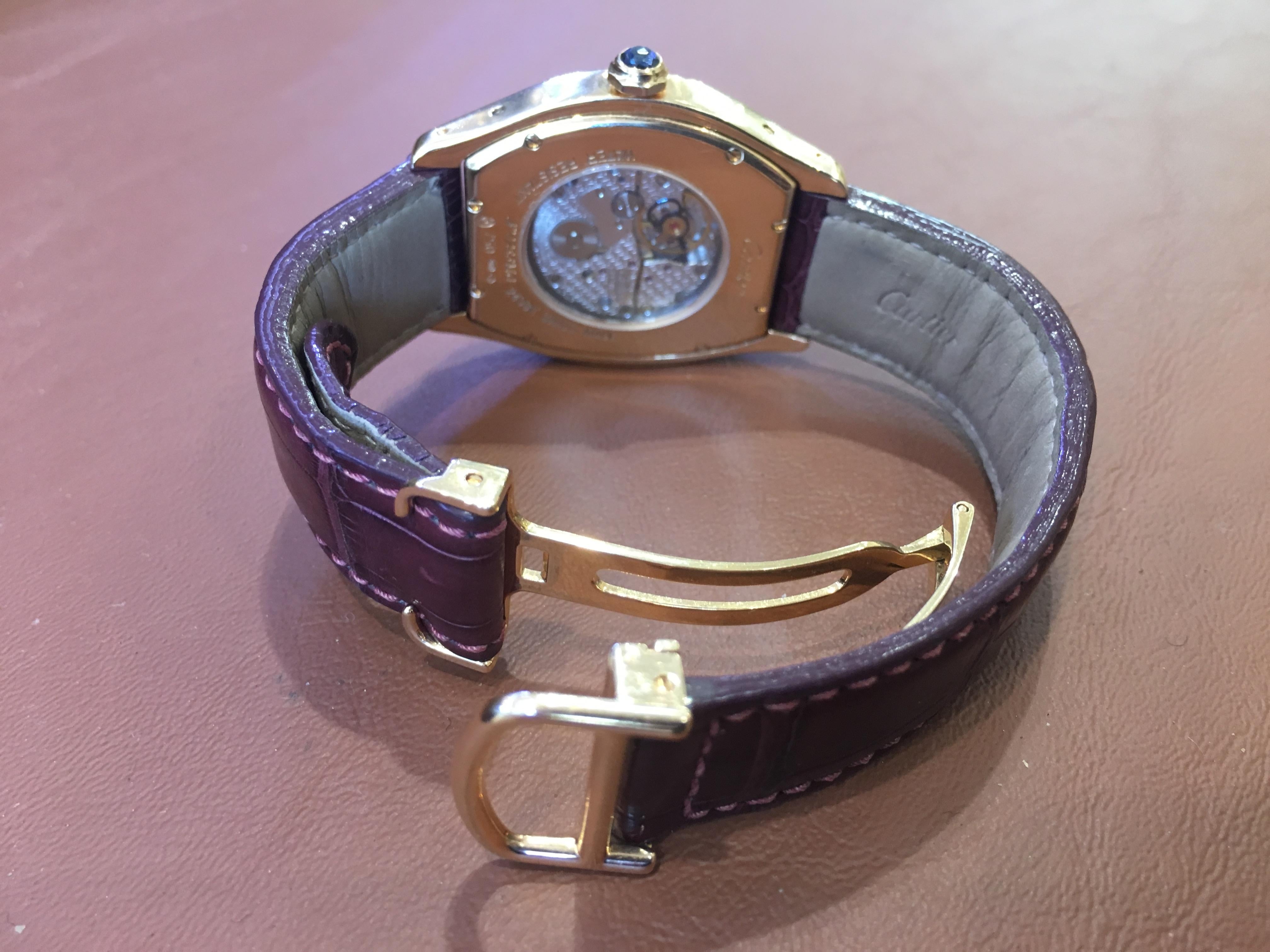 Special Edition Cartier Tortue from the discontinued 