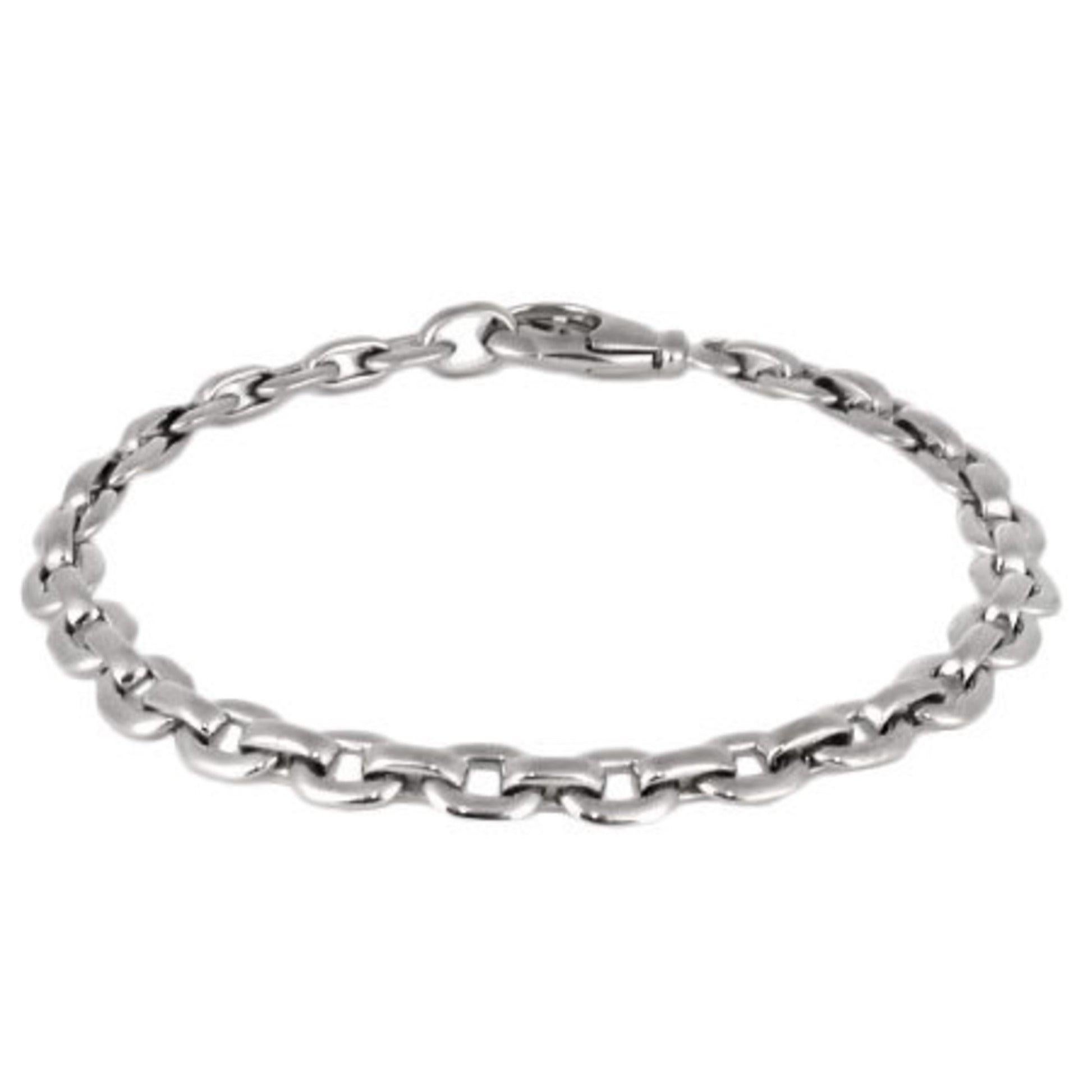 Cartier Meplat Bracelet in 18K White Gold In Good Condition For Sale In London, GB