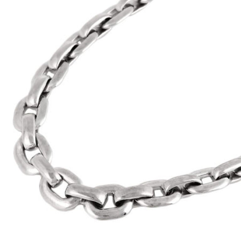 Cartier Meplat Bracelet in 18K White Gold For Sale at  display picture 1