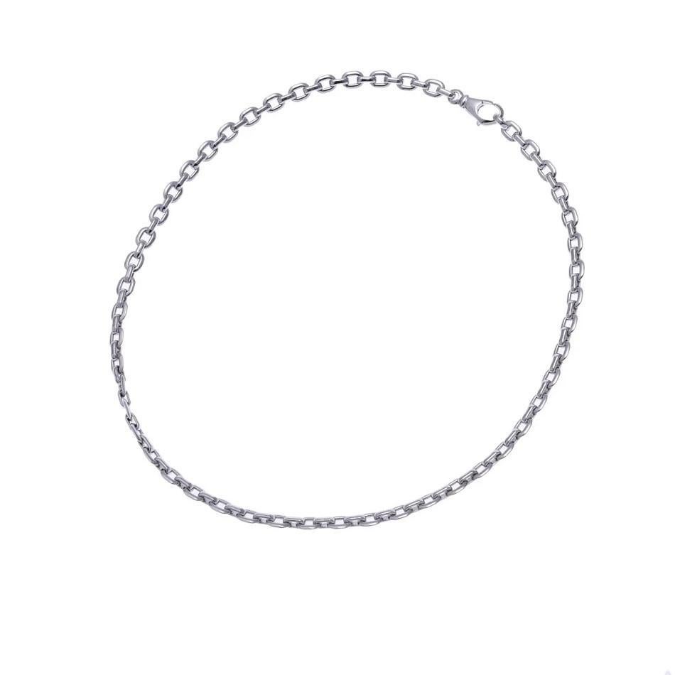 Brand Cartier
Mint Condition  
Material 18K White Gold
Necklace  Length 16.5''
Necklace width 3mm
Necklace weight 32.6gr
Gender Women 
Retail Price:$5,650